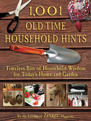 cover image of 1,001 Old-Time Household Hints